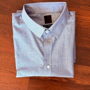 H&M Men's Casual Light Grey Button Down Shirt L